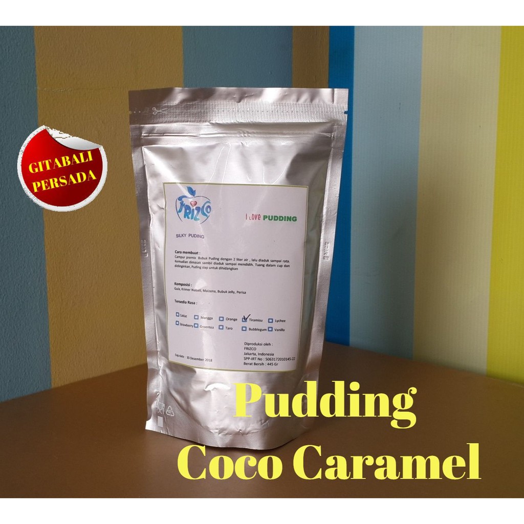 Jual Bahan FRIZCO SILKY PUDDING COCO CARAMEL podeng, puding 445gr ...