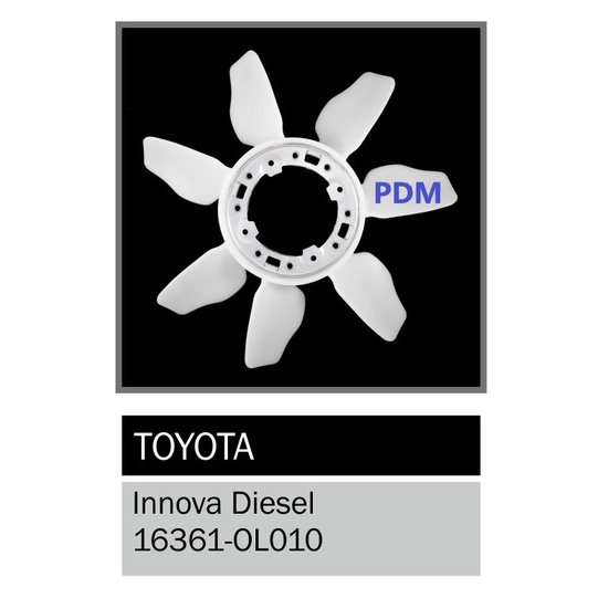 Jual Fan Blade Kipas Radiator Toyota Innova Diesel | Shopee Indonesia