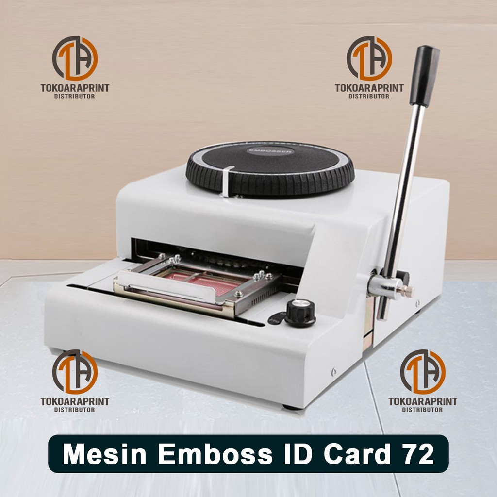 Jual Mesin Emboss Id Card Karakter Alat Embos Pembuat Cetak Huruf