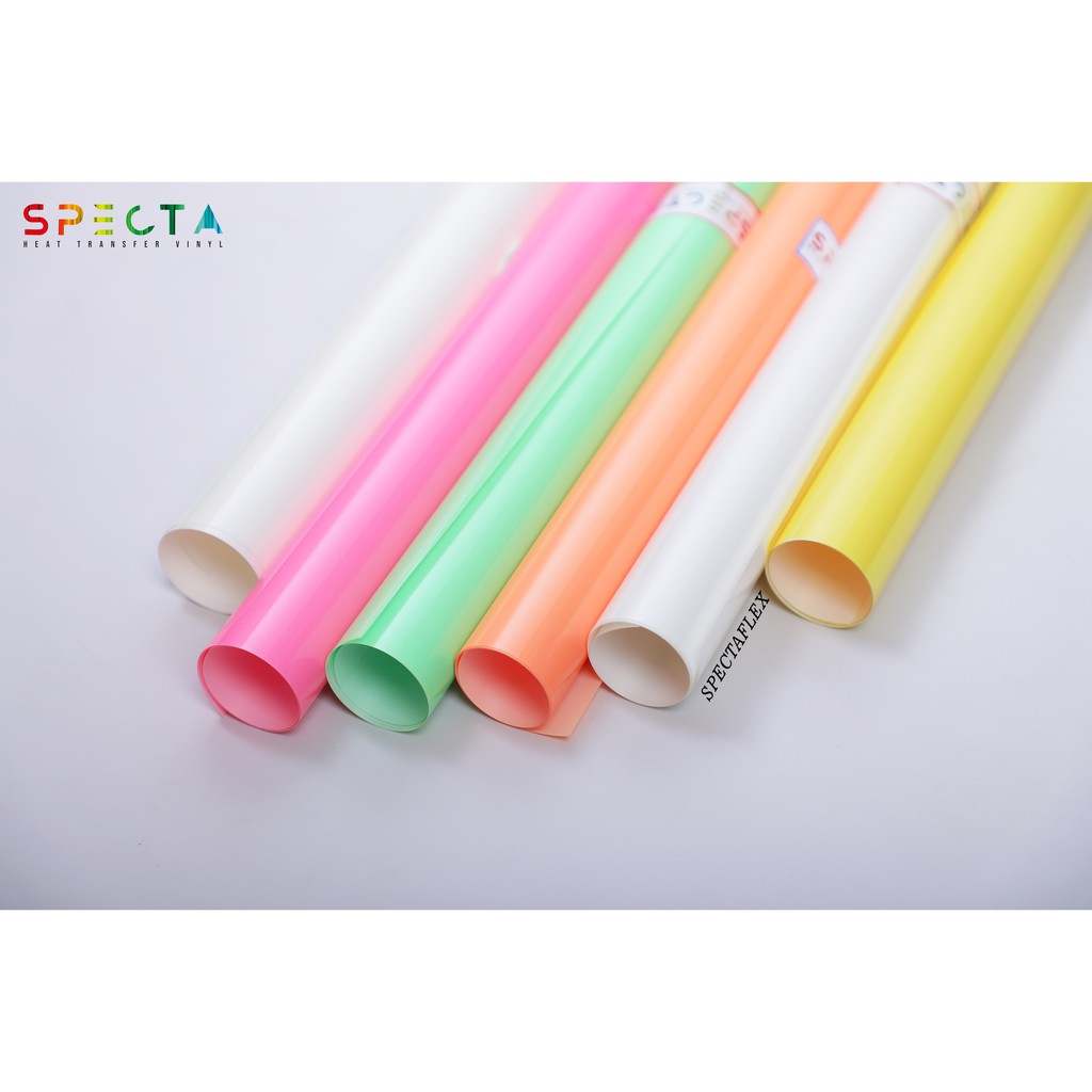Jual SPECTAFLEX POLYFLEX KOREA GLOW IN THE DARK ORIGINAL HTV VINYL ...
