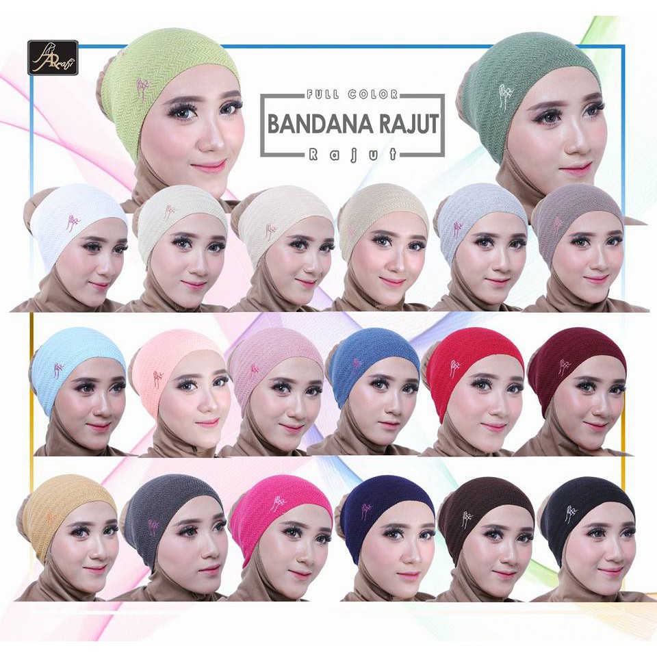 Jual Bandana Rajut (Original Hijab Ar Rafi) | Shopee Indonesia