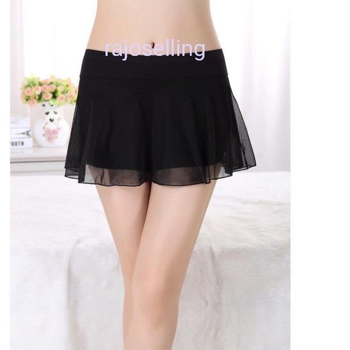 Jual Rok senam pendek jaring-rok aerobic-roktenis | Shopee Indonesia