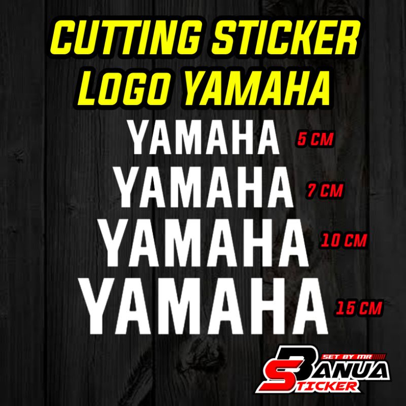 3D Logo Rubber Sticker | Dome Sticker for Yamaha by Grayfixx