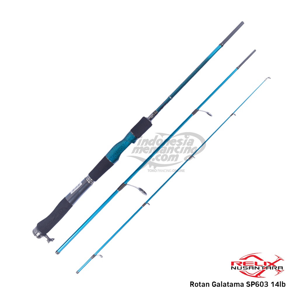 Jual Joran Spinning Sambung 3 Relix Nusantara Rotan Galatama SP 603 14 ...