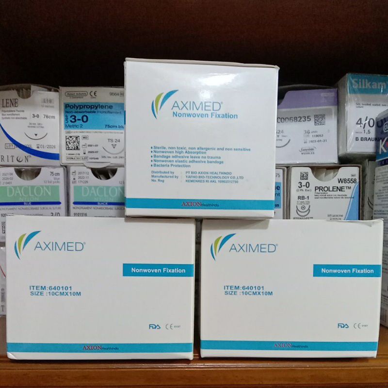 Jual AXIMED Nonwoven Fixation plester 10cm x 10M | Shopee Indonesia