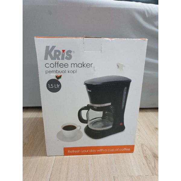 Jual KRISS COFFE MAKER 1,5 LITER Double Drip Electric Coffee Maker