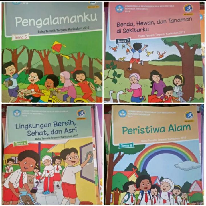 Jual Buku Tema Siswa Kelas 1 SD Tema 5678 Edisi Revisi 2017 Semester 2 ...