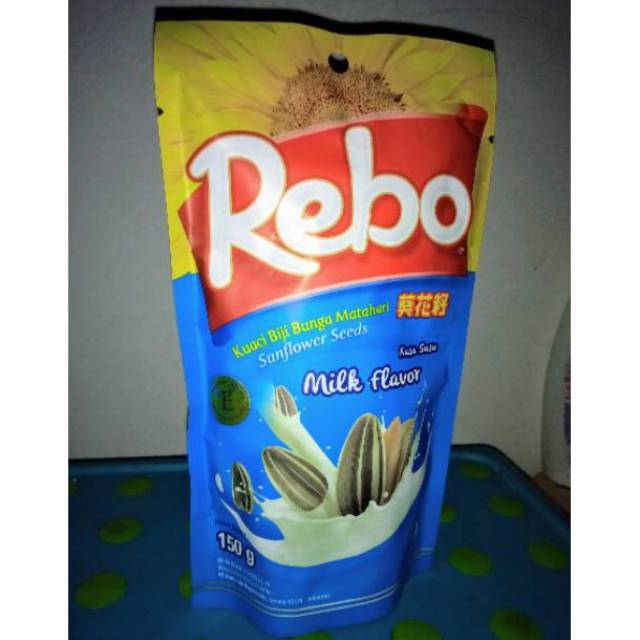 Jual Rebo Kuaci Biji Bunga Matahari Rasa Susu 150 Gram Shopee Indonesia