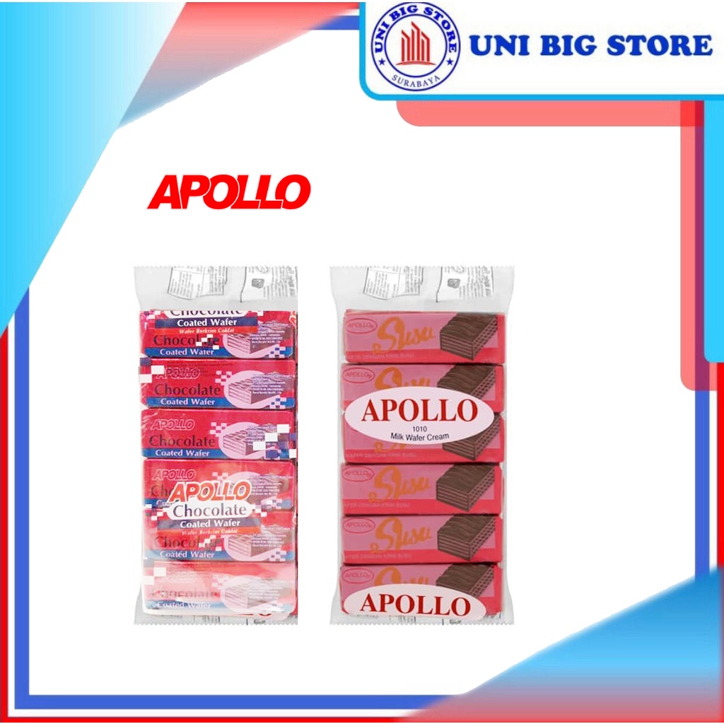 Jual Apollo Milk - Chocolate Wafer Cream Susu - Coklat 12 Pcs | Shopee ...