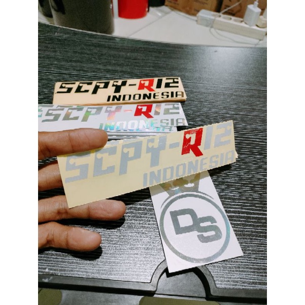 Jual sticker cutting SCPY-R12 INDONESIA sticker scoopy | Shopee Indonesia