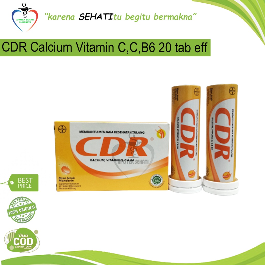 Jual CDR Suplemen Kesehatan Tulang Mengandung Kalsium | Shopee Indonesia