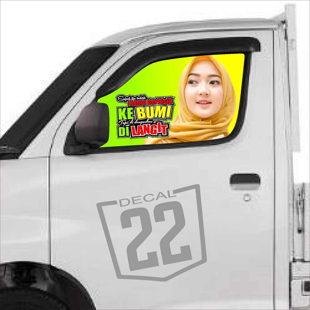 Jual STIKER ONE WAY KACA SAMPING MOBIL GRAND MAX KODE 07 DUA DUA DECAL ...