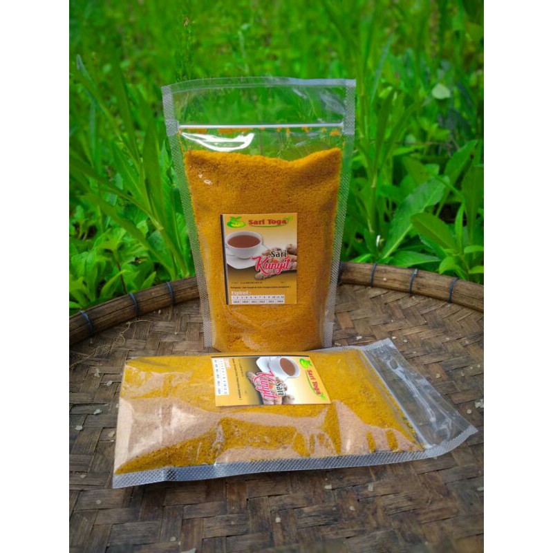 Jual Minuman Herbal serbuk Saritoga Tinggal seduh KUNYIT+GULA 250GR ...