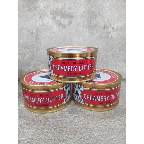 Jual CREAMERY BUTTER 340gr/ MENTEGA/ blue triangle butter CAPING ...