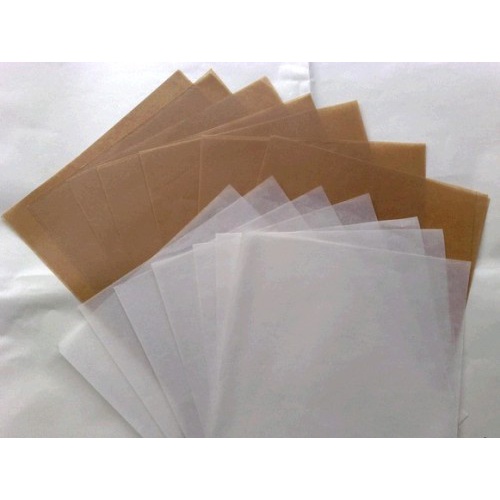 Jual (20 x 20 CM ) Kertas Roti Putih / Brown Greaseproof Wrapping Paper ...