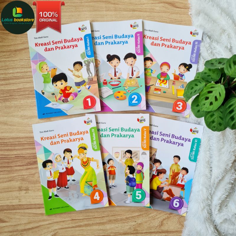 Jual Seri Buku Kreasi Seni Budaya Dan Prakarya SD Kelas 1 2 3 4 5 6 - K ...