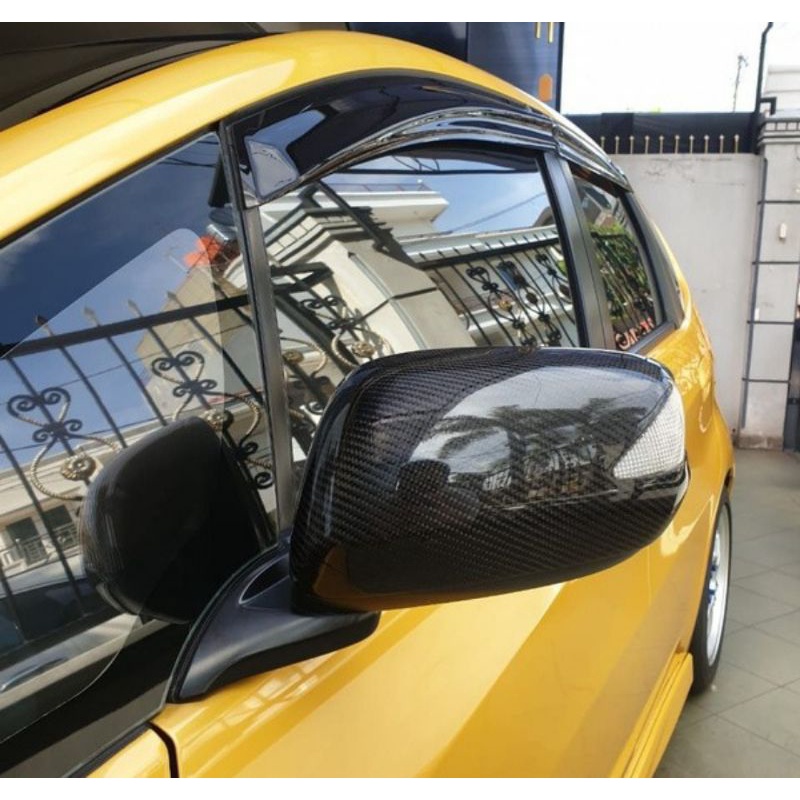 Jual cover spion jazz ge8 carbon fiber / carbon kevlar Shopee Indonesia