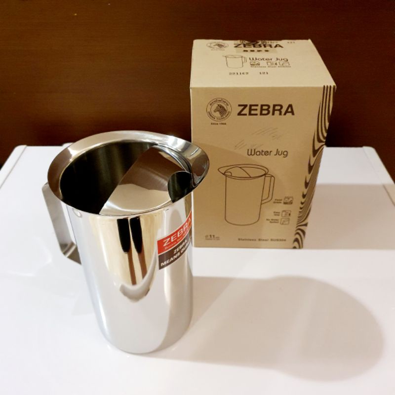 Jual Zebra Water Jug Pitcher Teko Stainless 1.9 Liter SUS 304 Food ...