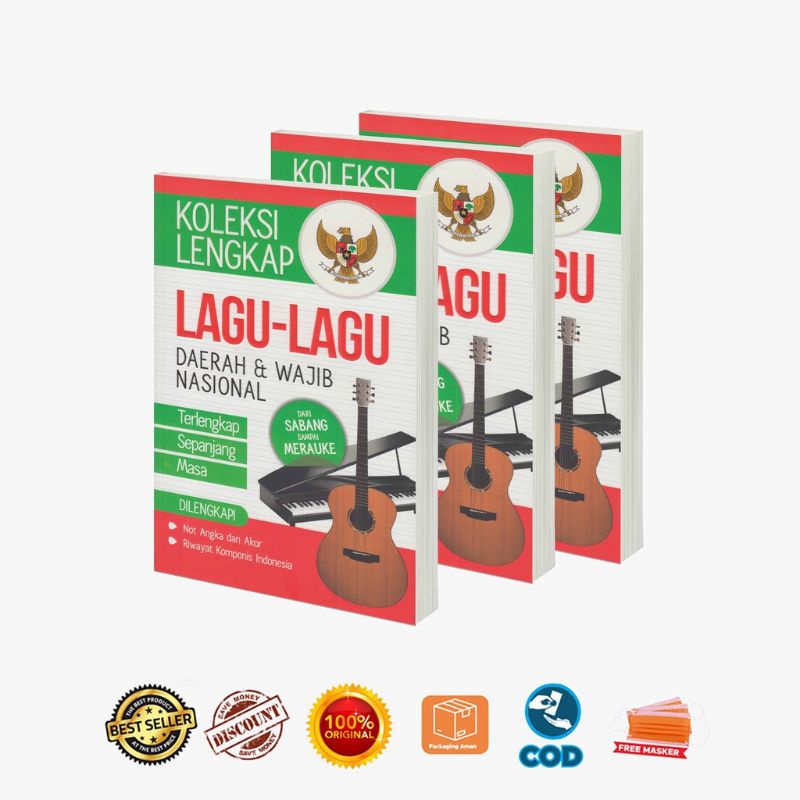 Jual KOLEKSI LENGKAP LAGU LAGU WAJIB DAN DAERAH(BUKU ORIGINAL) | Shopee ...