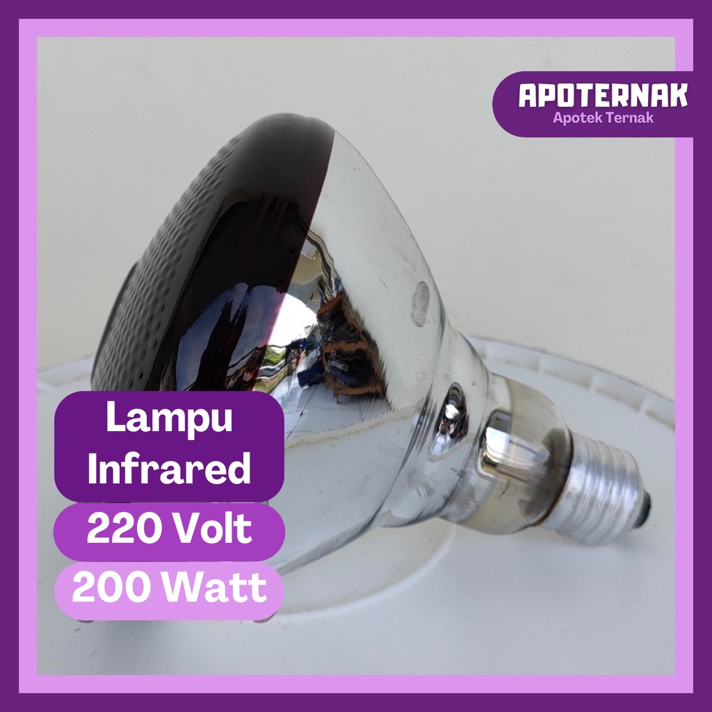Jual LAMPU INFRARED | Lampu Inframerah Pemanas Penghangat Anakan Ternak ...