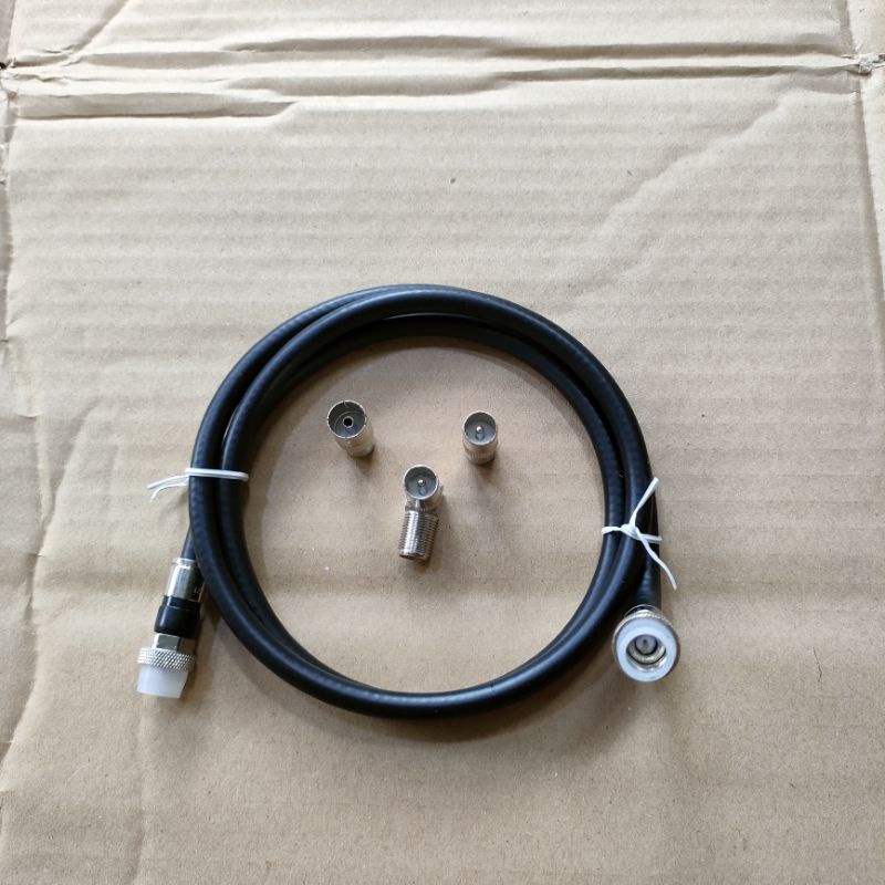 Jual kabel antena TV 1 METER MULTIFUNGSI CONNECTOR F+MALE L+FEMALE+MALE ...