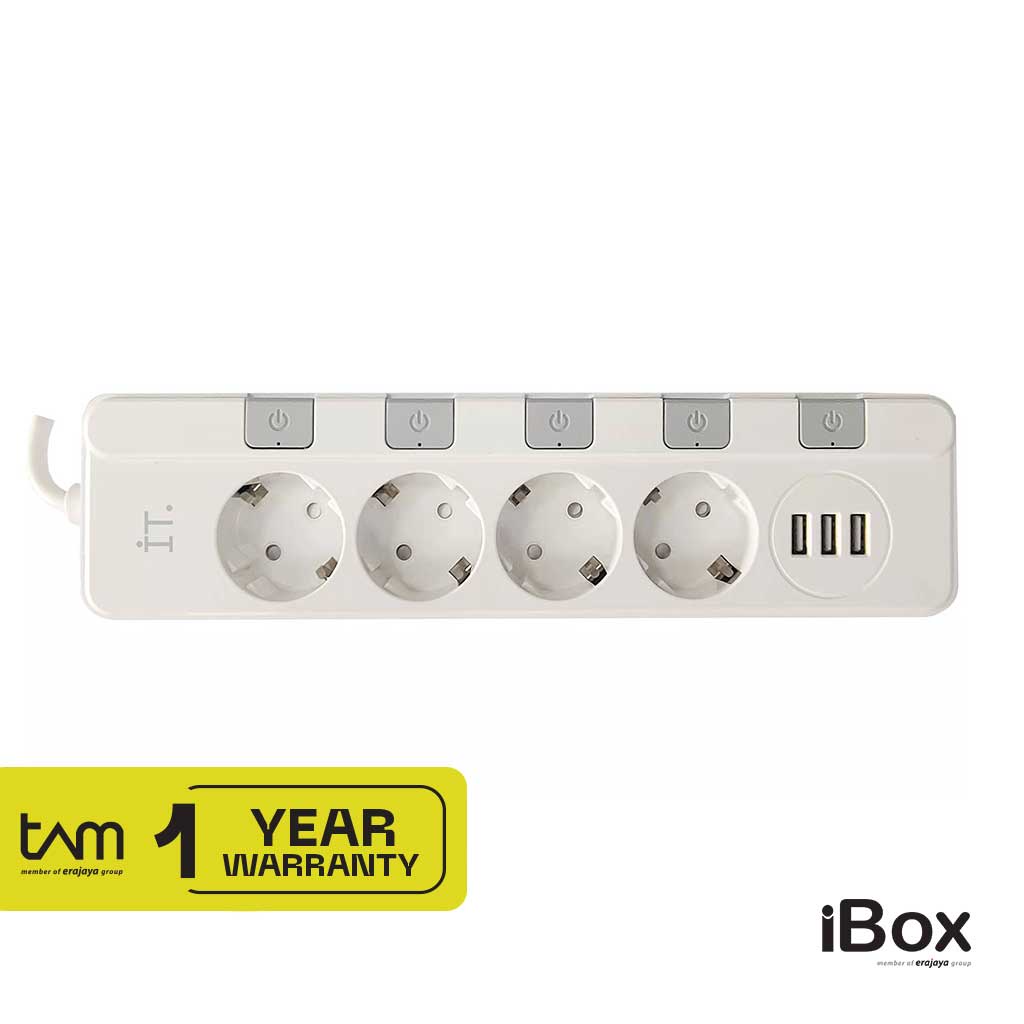 Jual IT Smart Power Socket Extension PS01 Shopee Indonesia