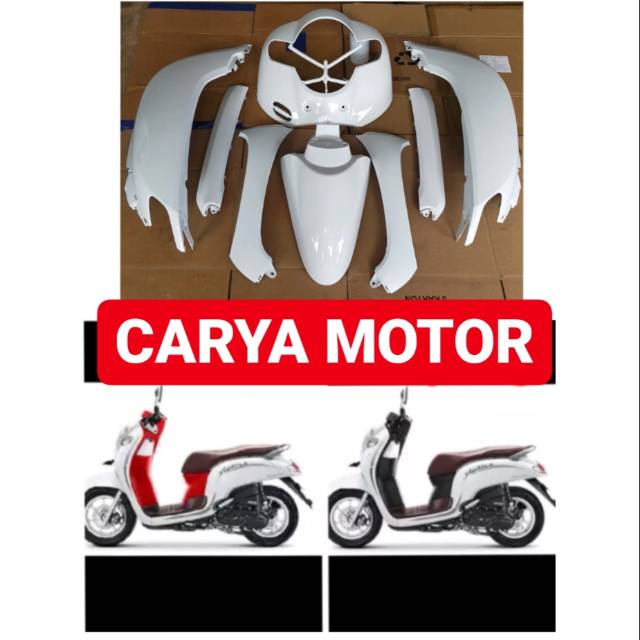 Jual Full Cover Body Halus Honda Scoopy Fi Ring Atau Donat Tahun