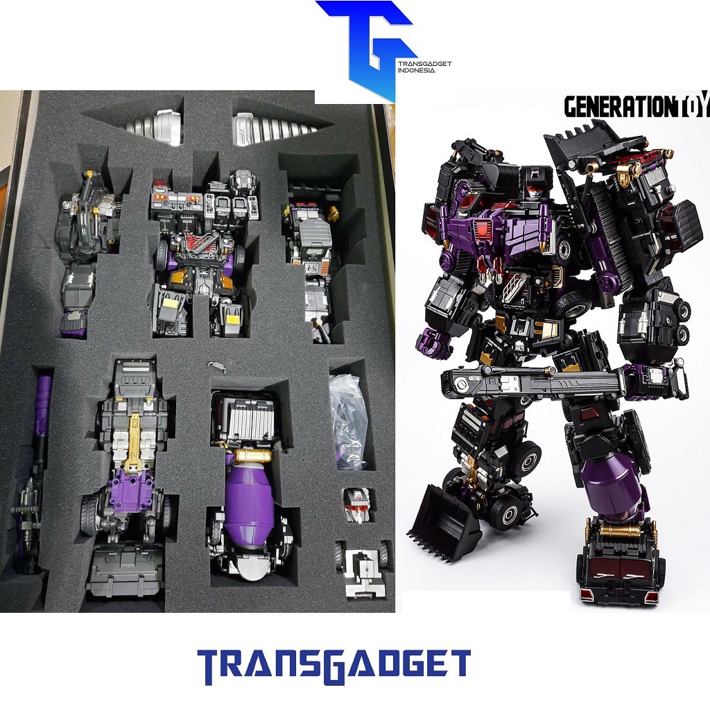 Jual Generation Toy GT-88 Black judge Gravity Builder - Devastator Black  Edition GT88 | Shopee Indonesia