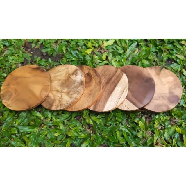 Jual Tatakan Gelas Kayu Jati Shopee Indonesia