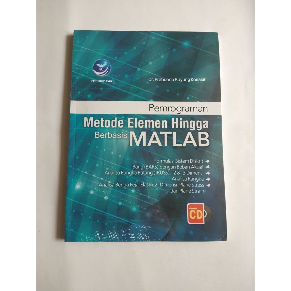 Jual Buku Pemrograman Metode Elemen Hingga Berbasis Matlab+ cd | Shopee ...