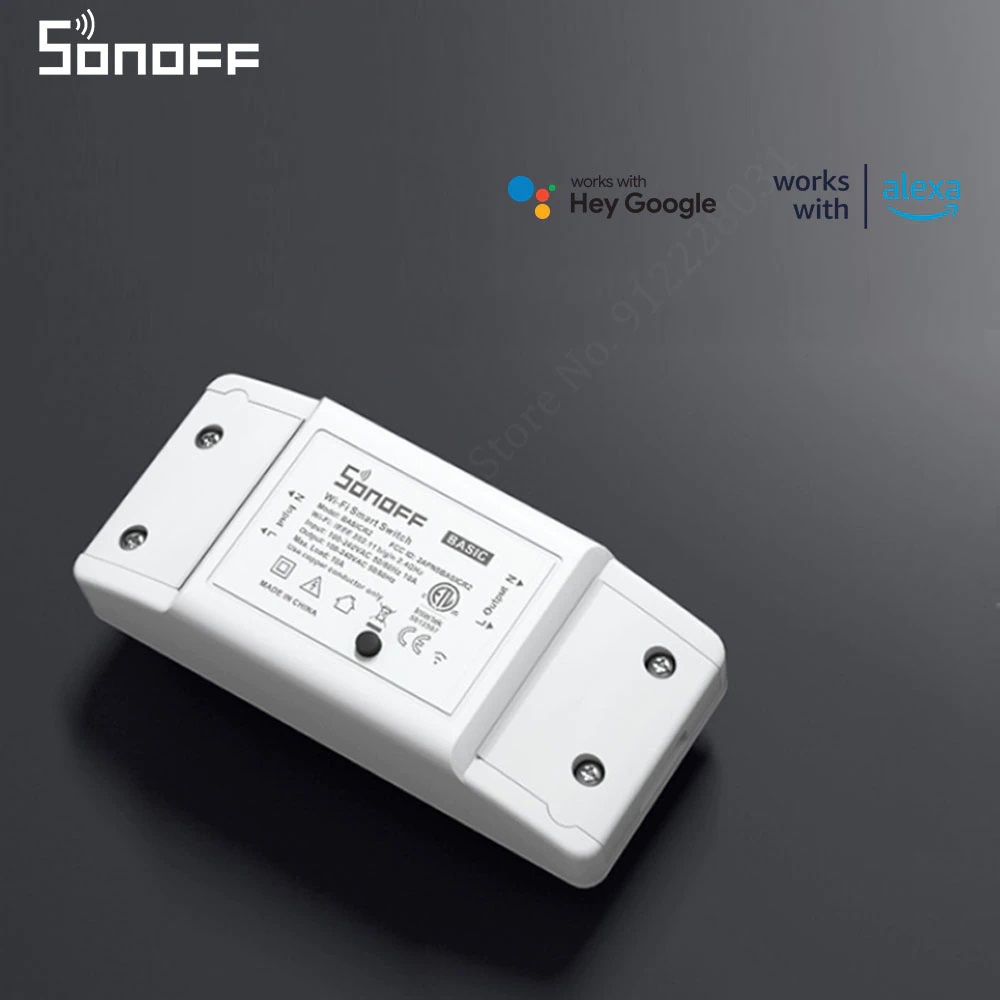 Jual SONOFF Basic R2 - WIFI WIRELESS SMART SWITCH IoT Automation App ...