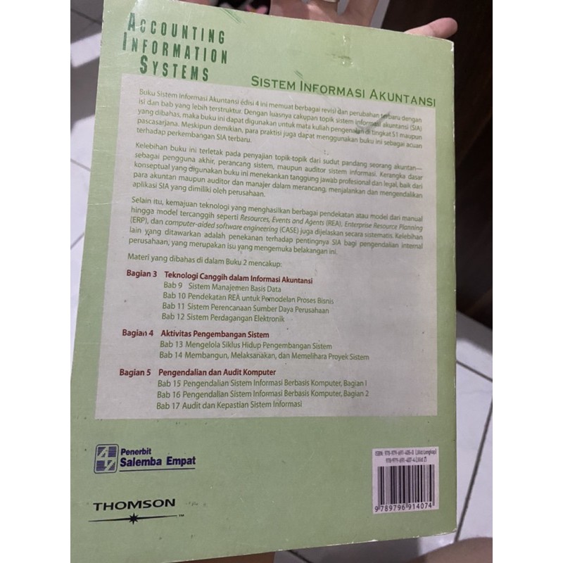 Jual Buku Accounting Information System Buku 2 (Sistem informasi ...