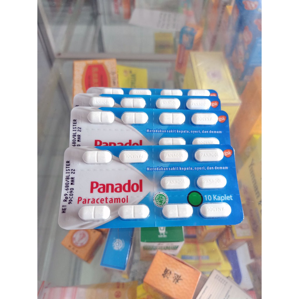 Jual Panadol Biru Paracetamol 500mg 1 Strip Isi 10 Tablet - Obat Demam ...