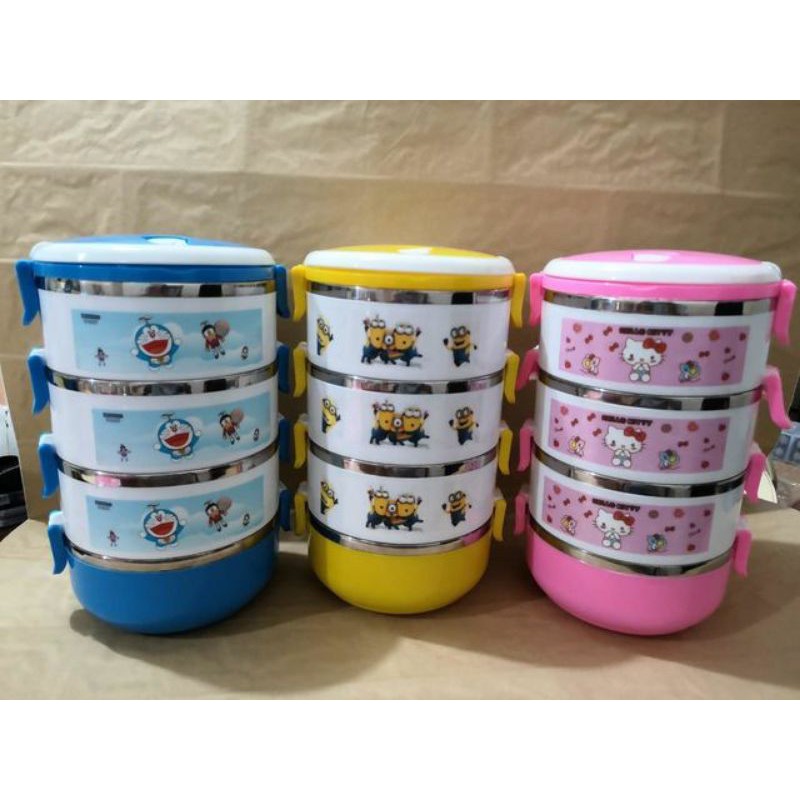 Jual RANTANG KARAKTER 4 SUSUN / LUNCH BOX KARAKTER | Shopee Indonesia