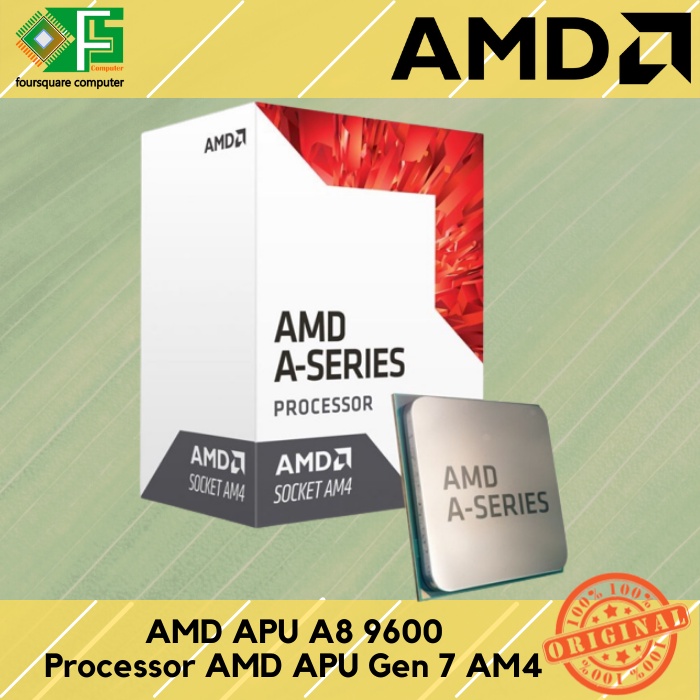 Jual Processor AMD APU A8 9600 | Radeon R7 Series | AM4 | Box | Shopee ...