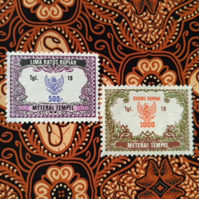 Jual Materai 100 dan 500 Rupiah Tahun 1991-1995 Original-MTR0034 ...