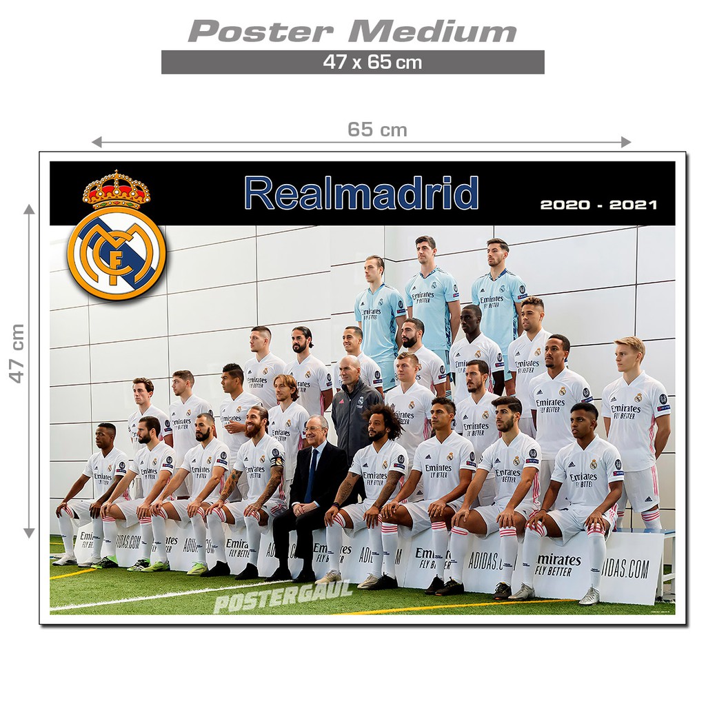 jual-poster-medium-real-madrid-squad-2020-2021-fjp89-ukuran-47-x