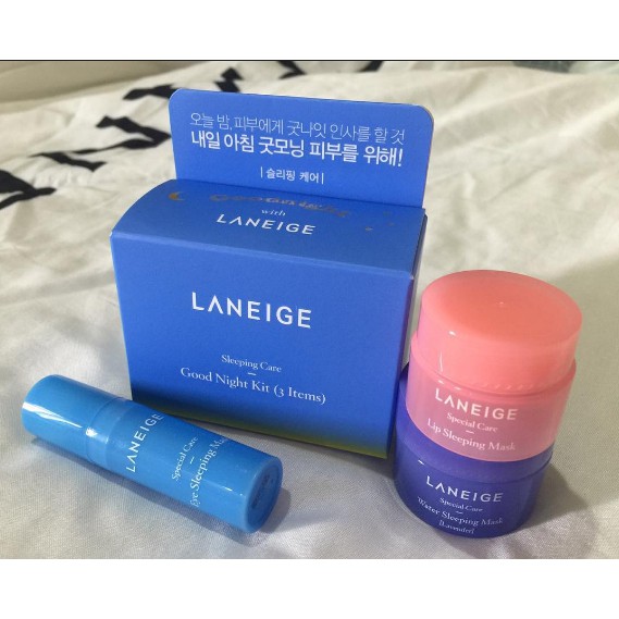 Jual LANEIGE Sleeping Care Good Night Kit (3items) | Shopee Indonesia