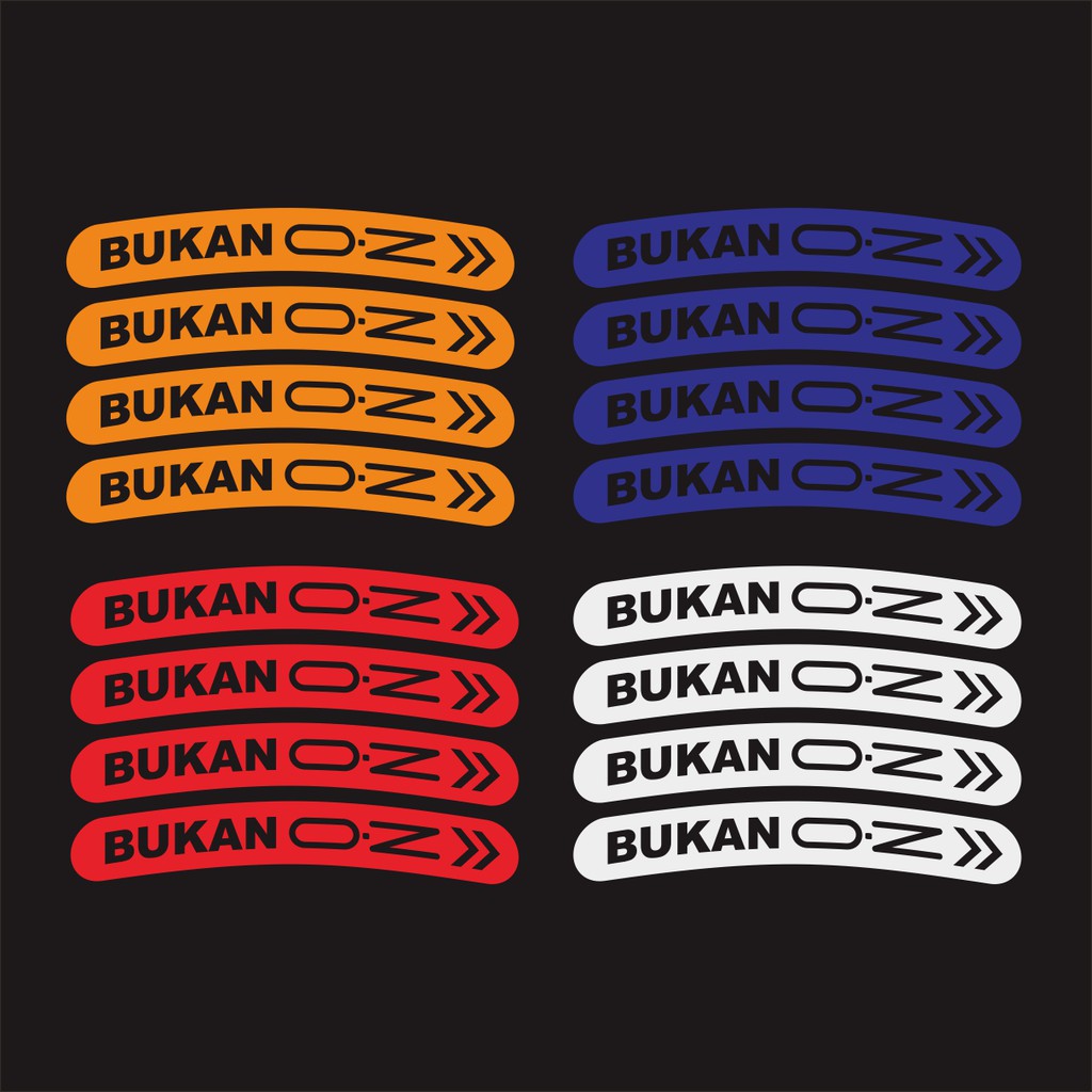 Jual Sticker Velg Bukan OZ | Shopee Indonesia