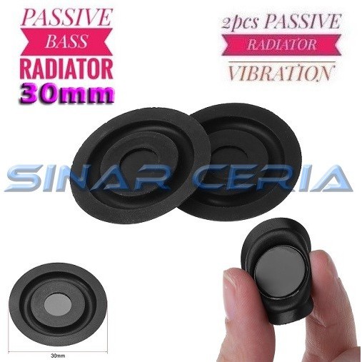 2 Stück Woofer Passive Radiator, Full Range DIY Subwoofer Membran, Lautsprecher Passive Radiator