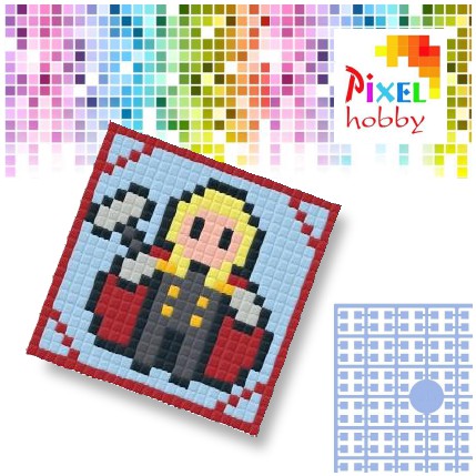 Jual Pixelhobby Marvel Superheroes - Thor Pixel Art | Shopee Indonesia