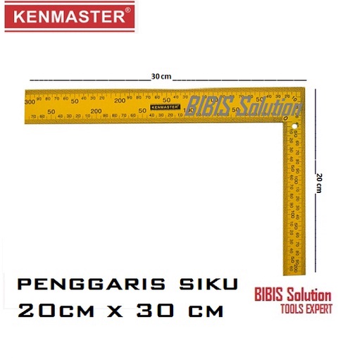 Jual Kenmaster Penggaris Siku Tukang Besi L Penggaris Siku X Inch