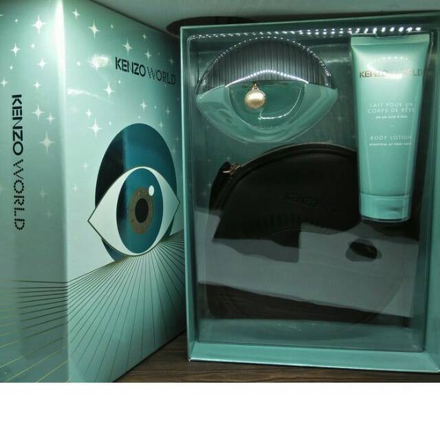 Jual Original Parfum Kenzo World Edp Set (Parfume 75 ml, Body Lotion 75