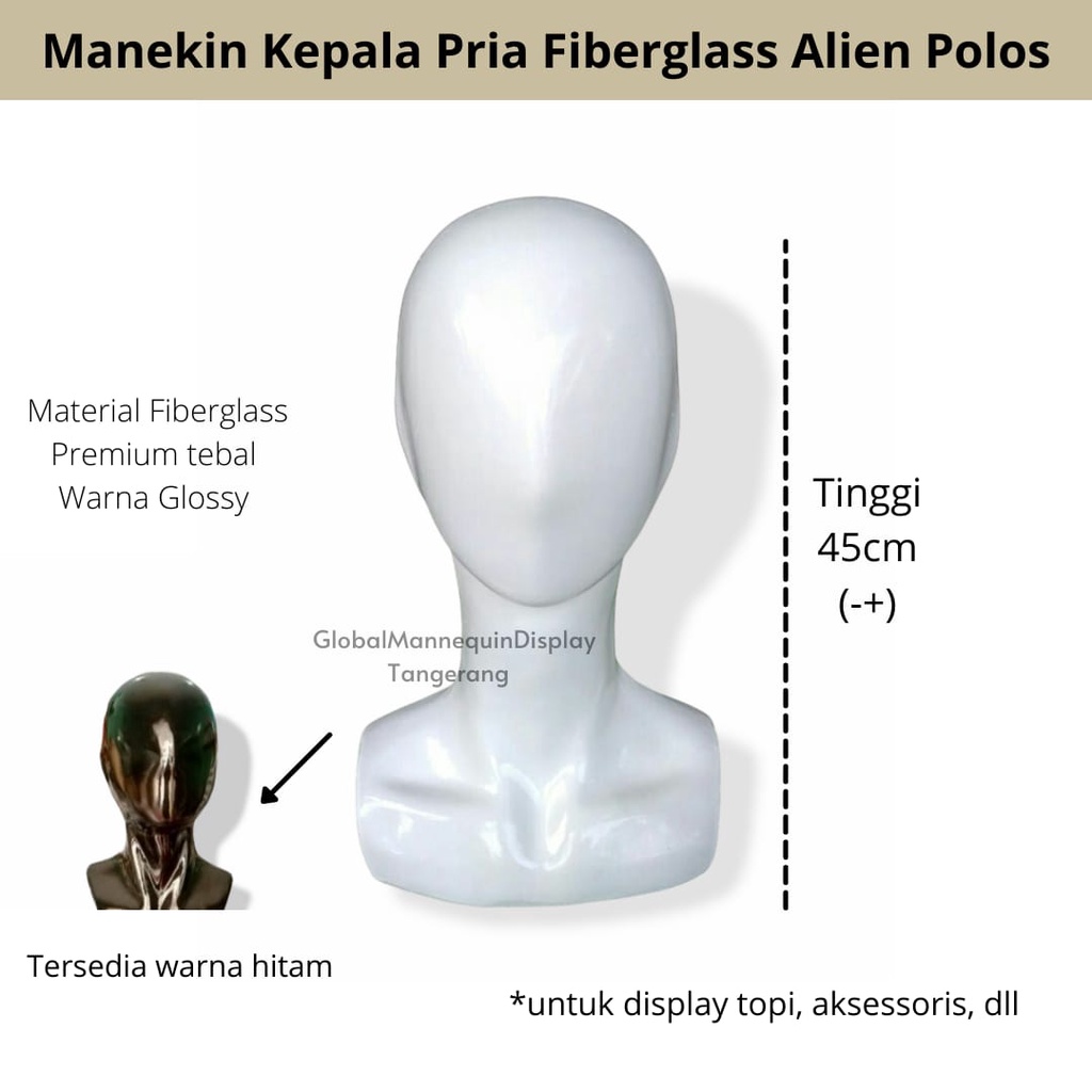 Jual Patung Kepala Cowok Manekin Kepala Pria Shopee Indonesia