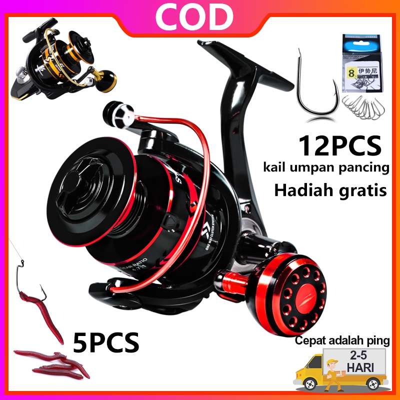 Promo REEL PANCING SOUGAYILANG SPINNING 4 COLORS 5.2:1 GEAR RATIO - Orange  Diskon 5% di Seller KANAYU STORE - Meruya Utara (Ilir), Kota Jakarta Barat