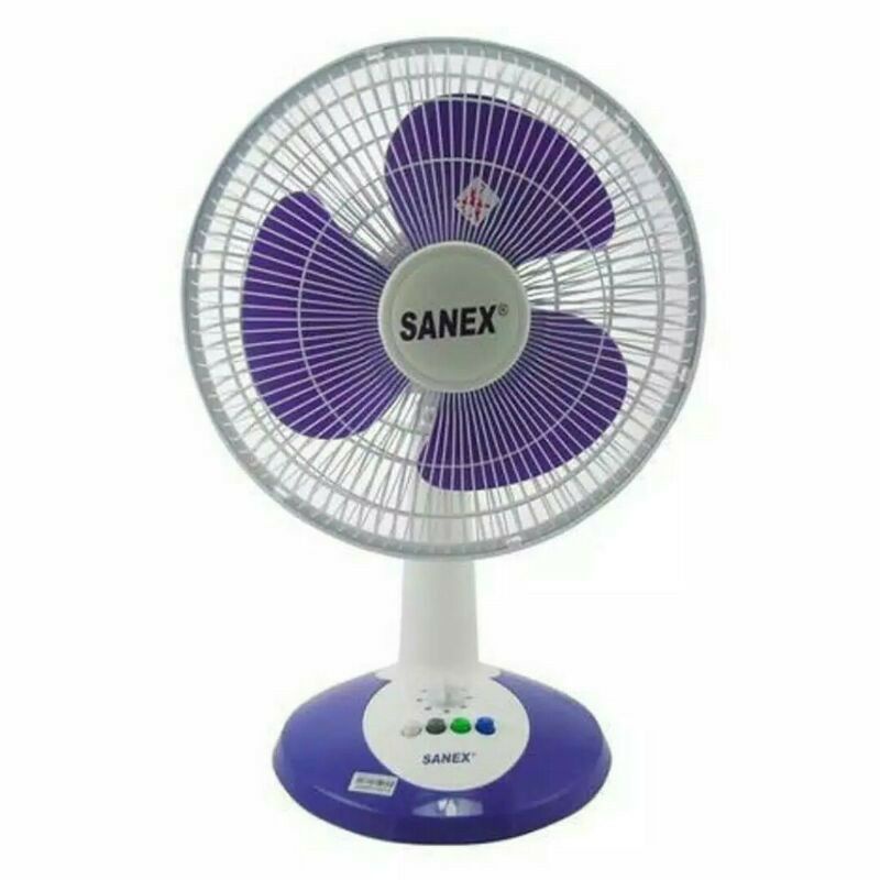 Jual Kipas Angin Meja Desk Fan Sanex Inch Ungu Shopee Indonesia