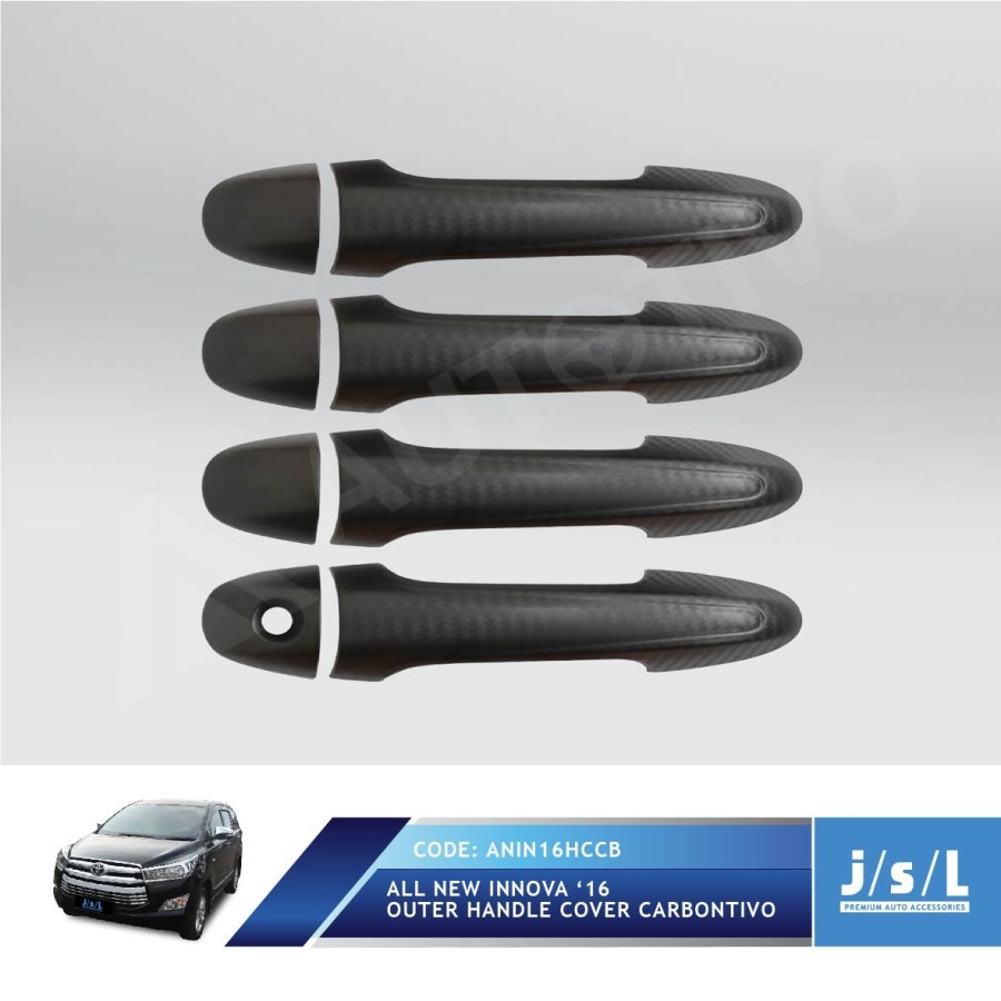 Jual Paket Outer dan Handle All New Toyota Innova Pegangan Carbontivo ...