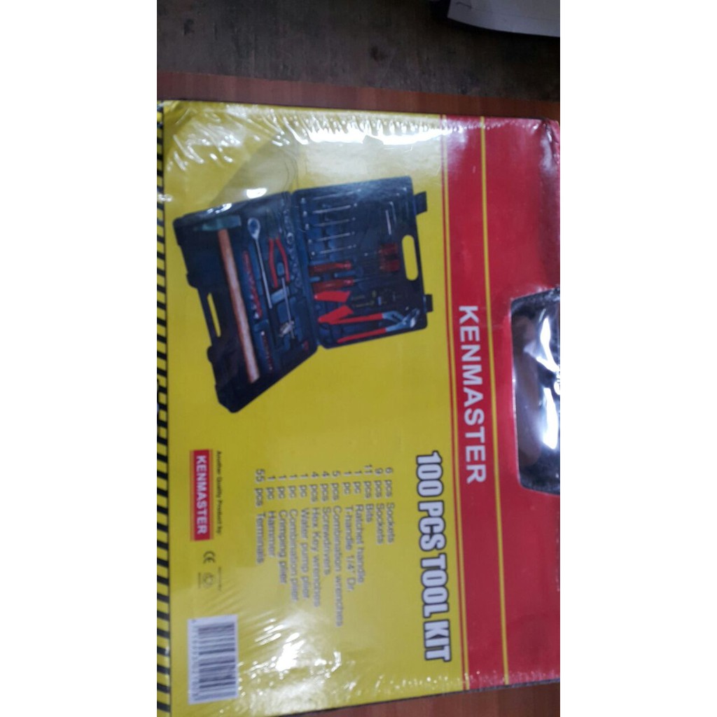Jual Jual Kenmaster Tool Kit Toolkit 100pcs Alat Tukang Murah | Shopee ...