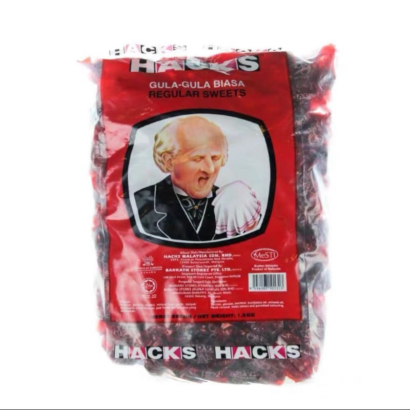 Jual 100g Permen Hacks Original / Bon Bon Hacks Malaysia. | Shopee ...