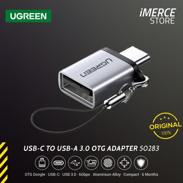Jual Ugreen Type C Male To Usb A Female Adapter Otg 3.0 Konverter ...